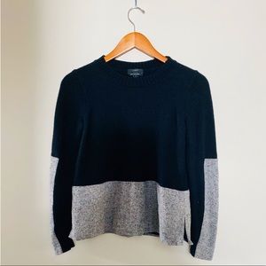 J.Crew Sweater Two Toned made with Cashmere